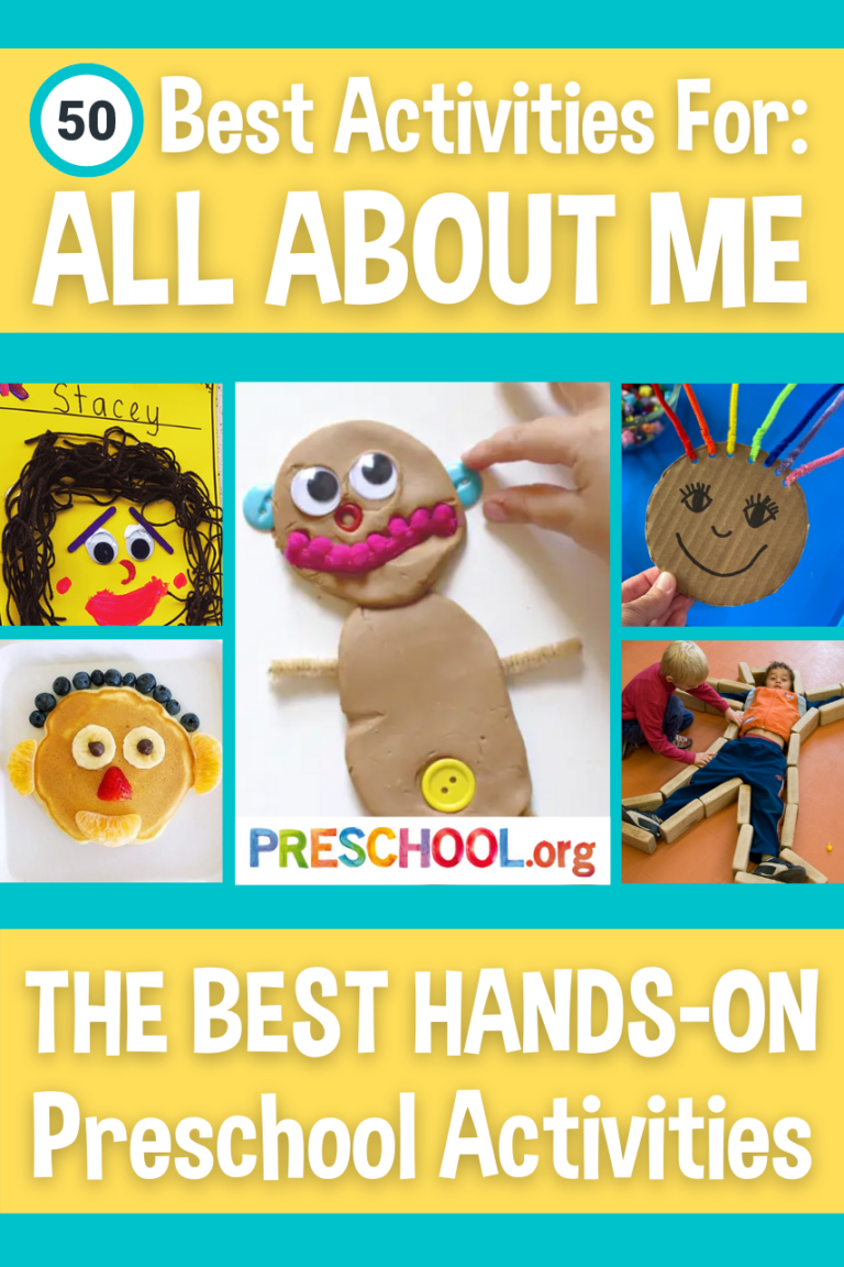 The 50 Best Preschool Activities for ALL ABOUT ME Theme - Preschool.org