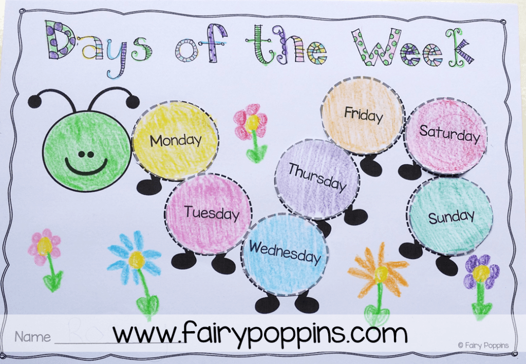 Top 5 Ways to Help Preschoolers Recite Days of The Week