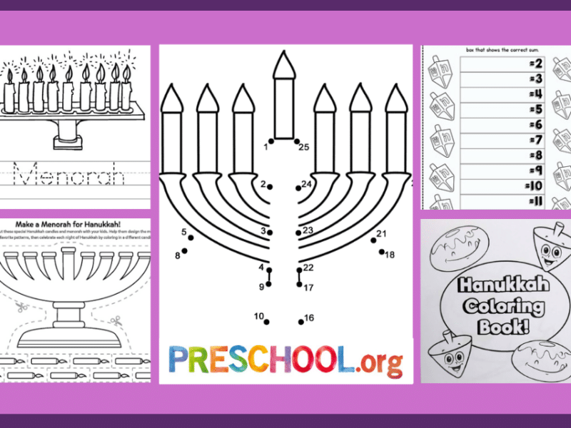 hanukkah-worksheets