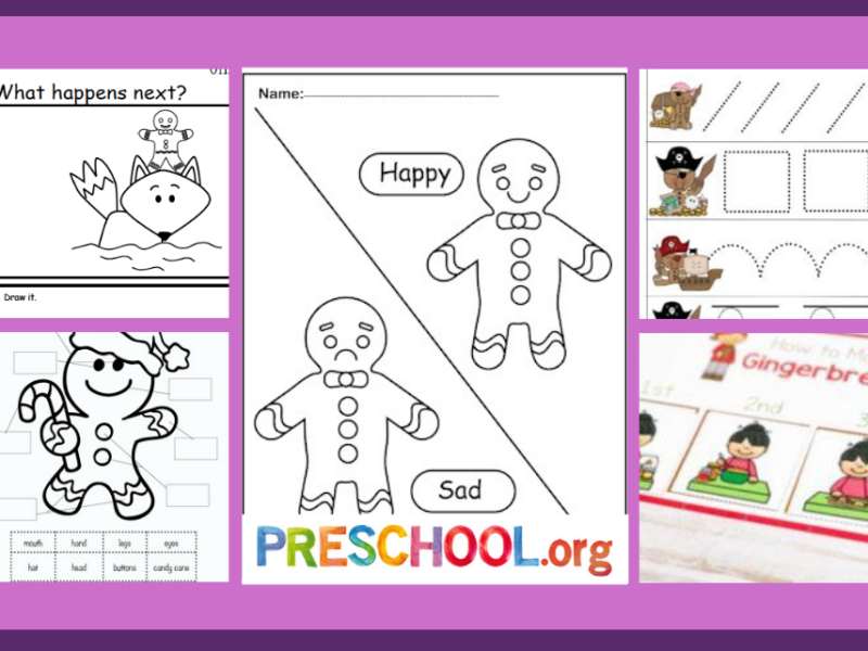 gingerbread-worksheets