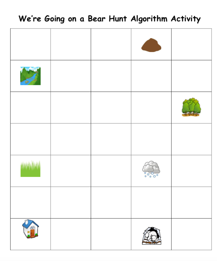 going-on-a-bear-hunt-worksheets