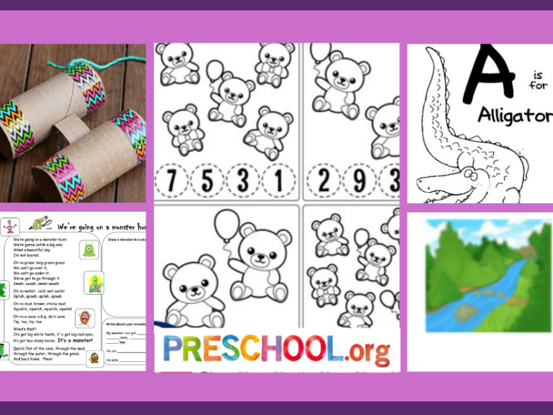 going-on-a-bear-hunt-worksheets