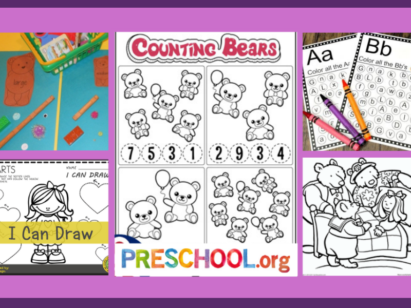 goldilocks-worksheets
