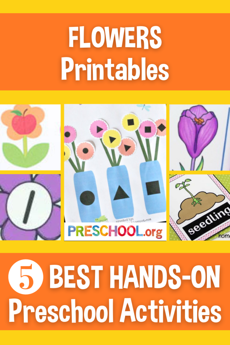 The 50 Best Preschool Activities for FLOWERS Theme