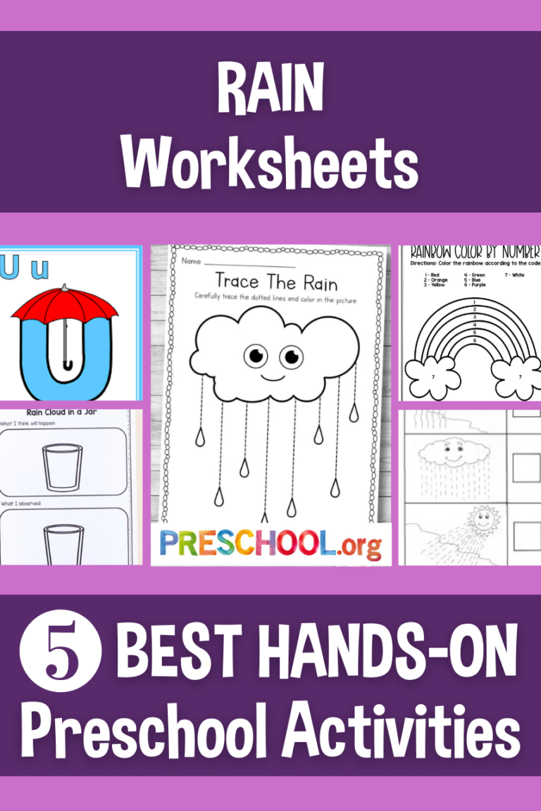 The 50 Best Preschool Activities for RAIN Theme - Preschool.org