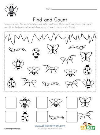 bugs-and-insects-worksheets