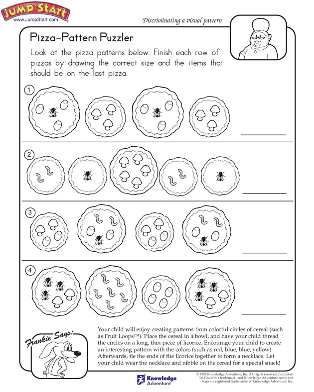 pizza-worksheets