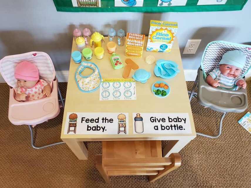 The 5 Best LEARNING CENTER Activities for Babies Preschool Theme